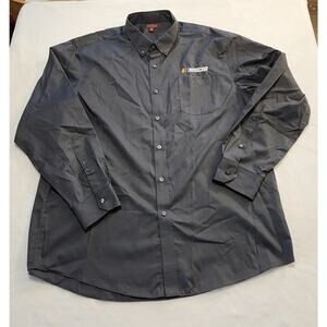NASCAR Red House Cotton/Poly Button Up Dress Shirt, Non Iron Size XL